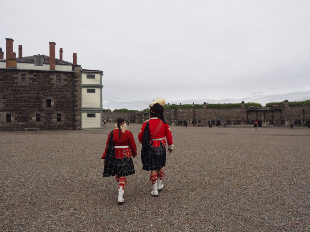 Walking at the Halifax Citadel